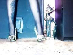 Miss Wagon Vegan - PinUp Zombie Fetish Shoes that will excite you