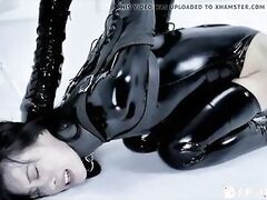 Fejira com, lesbian latex mistress and femdom slave