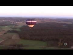 Making love in the air - hot air balloon
