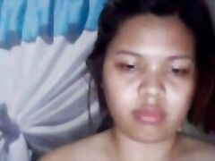 Filipina Kimberly A D masturbating live cam