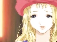 Nerd gets dick between busty babes tits - Boobalicious - Hentai.xxx