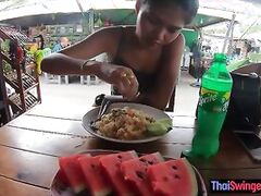 Thai Teen with Petite Body Picked up by Dodgy Dave