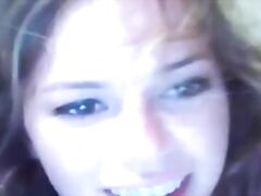 SMOKING HOT BRUNETTE DOES ANAL ON WEB CAM