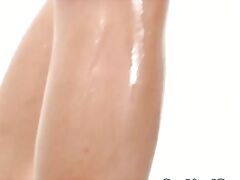 Beautiful nurse gets doctors cum on tit