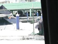 Fairy Like Chick Banged in a moving Van