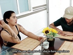 Double penetration, Toy in my butt while a huge dick fucks my cunt - Porn in Spanish