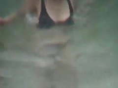 Teen oops at the beach