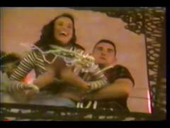 Retro girls tit and pussy flashing at Mardi Gras