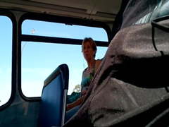 Bulge watching older lady