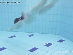 Roxalana swims like a fish with her tight pussy