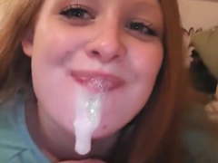 Best cumshot inside mouth teens compilation