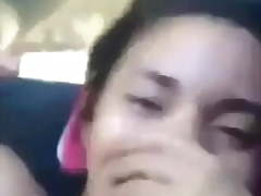 Latina teen fucking in car