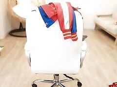 harley quinn cosplay busty teenage korean girl