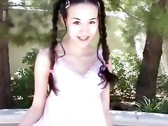 Tiny Tabby with Small tits Fingering Solo