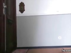 German Scout Hure Mia Blow vor Kamera gefickt