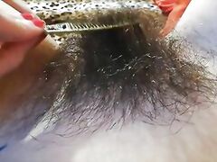 Hairy bush fetish videos the best hairy pussy in close up with big clit