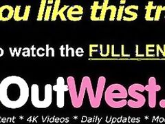 Girls Out West - Hairy lesbian chicks lick cunts and asses