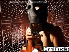 Dani Daniels A Trapped Bitch Inside A Dog Cage