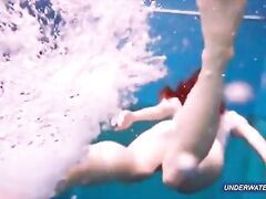 Amazing hairy underwatershow by Marketa
