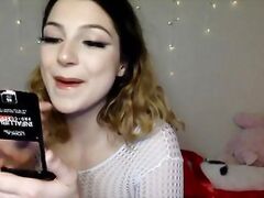 TEEN CAMGIRL RUBS CLIT UNTIL ORGASM IN HER BEDROOM LIVE ON CAHTURBATE