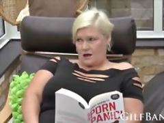 Good Looking Busty Older Slut Seduced And Fucked By a Horny Young Pool Boy