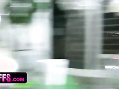 BFFS - Sumptuous Girlfriends In Tiny Bikini Invites Stranger